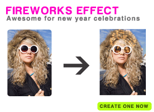 Fireworks Photo Effect