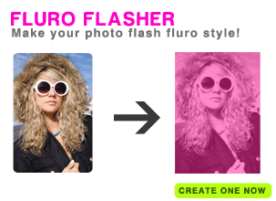 Fluro Flasher Photo Effect