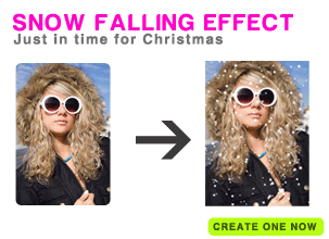 Snow Photo Effect